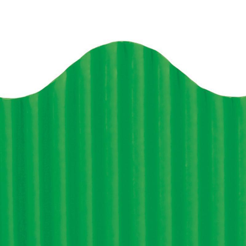 CORRUGATED BORDER DEEP GREEN-Supplies-JadeMoghul Inc.