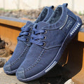 COSIDRAM Canvas Men Shoes Denim Lace-Up Men Casual Shoes New 2017 Plimsolls Breathable Male Footwear Spring Autumn RME-252-Blue-6-JadeMoghul Inc.