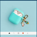 Cosmic Astronaut Spaceman Silicone Case for Apple Airpods 1 2  Accessories Case Protective Cover Bag Box Earphone Case Key ring JadeMoghul Inc. 