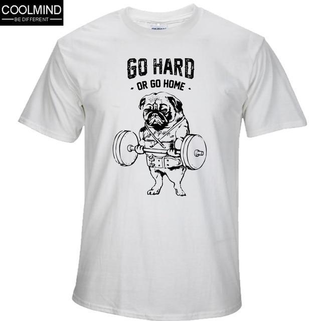 cotton casual pug life mens t shirts top quality fashion short sleeve men tshirt men's tee shirts tops men T-shirt 2017 T01-BS-XS-JadeMoghul Inc.