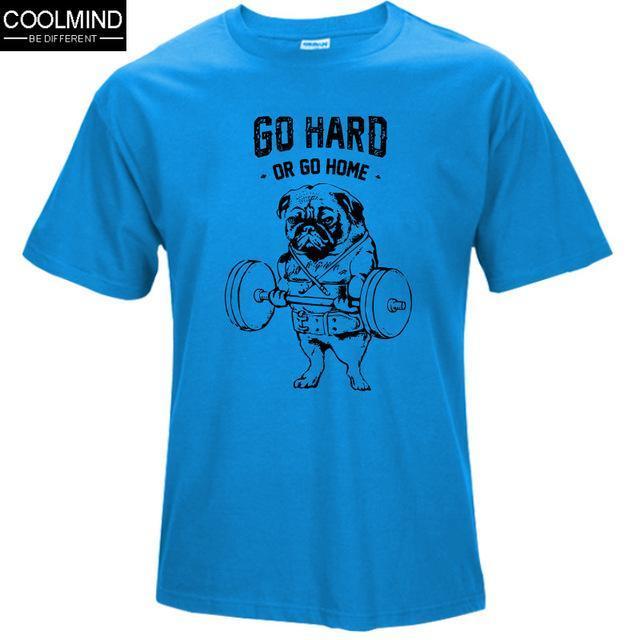 cotton casual pug life mens t shirts top quality fashion short sleeve men tshirt men's tee shirts tops men T-shirt 2017 T01-BSL 1-XS-JadeMoghul Inc.