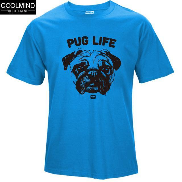 cotton casual pug life mens t shirts top quality fashion short sleeve men tshirt men's tee shirts tops men T-shirt 2017 T01-BSL-XS-JadeMoghul Inc.