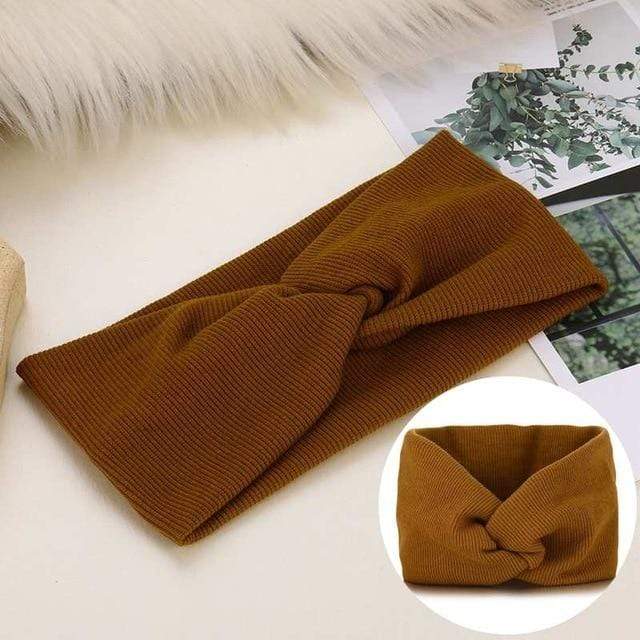 Cotton Elastic Knot Headbands Hair Accessories For Baby Girl Twist Cross Hairband Makeup Head Band 2020 Women Fashion Hair Ties AExp