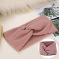 Cotton Elastic Knot Headbands Hair Accessories For Baby Girl Twist Cross Hairband Makeup Head Band 2020 Women Fashion Hair Ties AExp