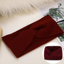 Cotton Elastic Knot Headbands Hair Accessories For Baby Girl Twist Cross Hairband Makeup Head Band 2020 Women Fashion Hair Ties AExp