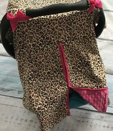 cotton new free shipping baby Car Seat Canopy cover infant children animal deer dinosaur owl carseat cover baby canopies-leopard-JadeMoghul Inc.