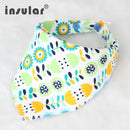 Cotton Newborn Baby Bibs Cute Feeding Bib Baby Nursing Bandana Burp Cloth For Girls And Boys Double Side Baby Scarf-Zoo-JadeMoghul Inc.