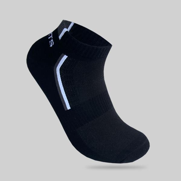 Cotton Socks / Men Solid Color Fashionable Socks-Black-JadeMoghul Inc.