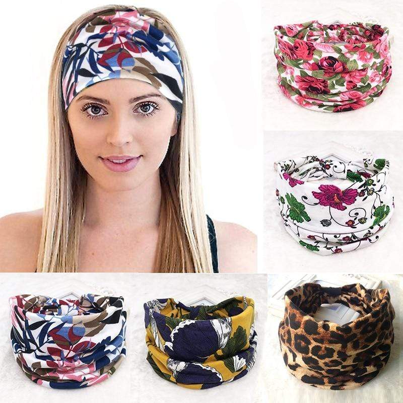 Cotton Women Headpiece Stretch Hot Sale Turban Hair Accessories 1PC Headwear Yoga Run Bandage Hair Bands Headbands Wide Headwrap JadeMoghul Inc. 