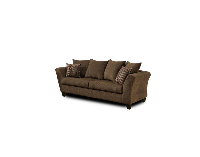 Couches Couch - 83" X 33" X 37" Osaka Mocha 100% Polyester Sofa HomeRoots