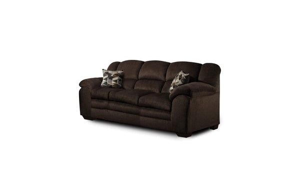 Couches Couch - 89" X 39" X 39" Osaka Chocolate 100% Polyester Sofa HomeRoots