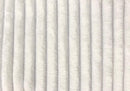 Couches Couch Throws - 50" x 60" Ivory, Ultra Soft Ribbed Style - Throw HomeRoots