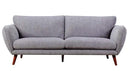 Couches Couches - 79" X 39" X 34" Gray Polyester Sofa HomeRoots
