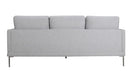 Couches Couches - 83" X 36" X 34" silver Polyester Sofa HomeRoots