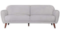 Couches Couches - 84" X 35" X 33" Light Gray Polyester Sofa HomeRoots