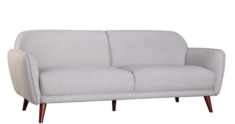 Couches Couches - 84" X 35" X 33" Light Gray Polyester Sofa HomeRoots