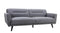 Couches Couches - 85" X 37" X 32" Gray Polyester Sofa HomeRoots