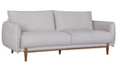 Couches Couches - 86" X 37" X 34" Oatmeal Polyester Sofa HomeRoots