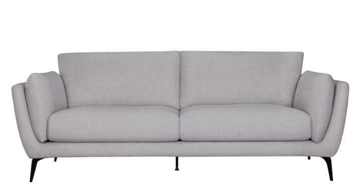 Couches Couches - 88" X 37" X 35" Oatmeal Polyester Sofa HomeRoots