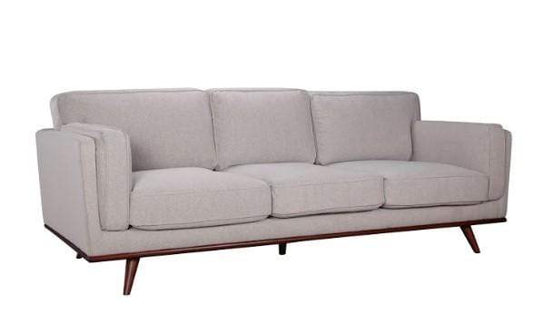 Couches Couches - 90" X 39" X 34" Light Taupe Polyester Sofa HomeRoots