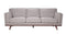 Couches Couches - 90" X 39" X 34" Light Taupe Polyester Sofa HomeRoots