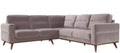 Couches Sectional Couch - 96" X 97" X 36" Taupe Polyester Sectional HomeRoots