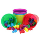 COUNTING BEAR CUPS 50 CT BEARS 5-Learning Materials-JadeMoghul Inc.