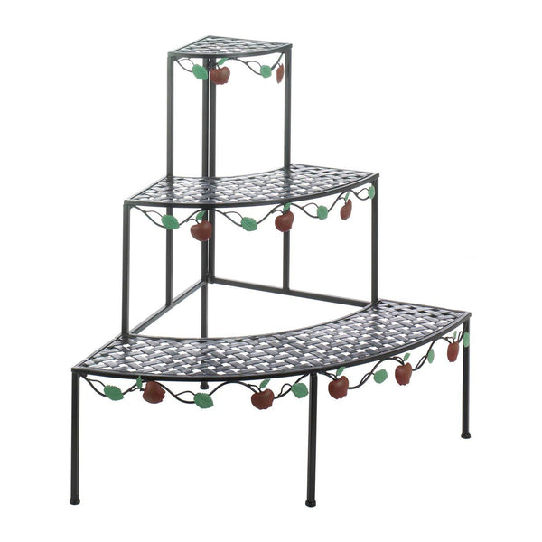 Cheap Home Decor Country Apple 3 Tier Plant Stand