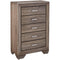Country Chest, Natural Oak Brown-Accent Chests and Cabinets-Brown-MDF-JadeMoghul Inc.