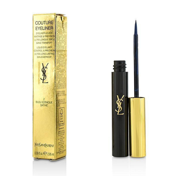 Couture Liquid Eyeliner - # 2 Bleu Iconique Satine - 2.95ml-0.09oz-Make Up-JadeMoghul Inc.