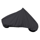 Covers Carver Sun-Dura Sport Touring Motorcycle w/Up to 15" Windshield Cover - Black [9002S-02] Carver by Covercraft