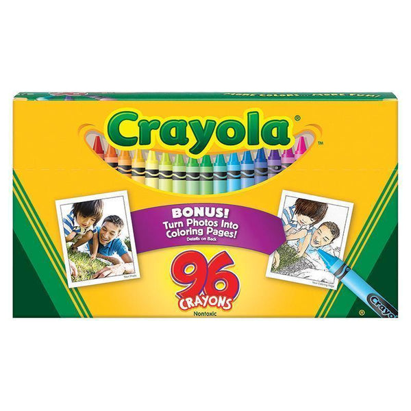 CRAYOLA 96CT CRAYONS HINGED TOP BOX-Arts & Crafts-JadeMoghul Inc.
