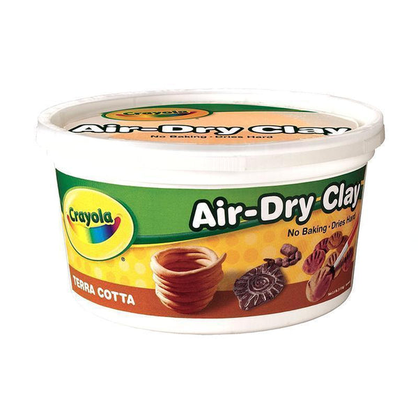 CRAYOLA AIR DRY CLAY 2 1/2LB TERRA-Arts & Crafts-JadeMoghul Inc.