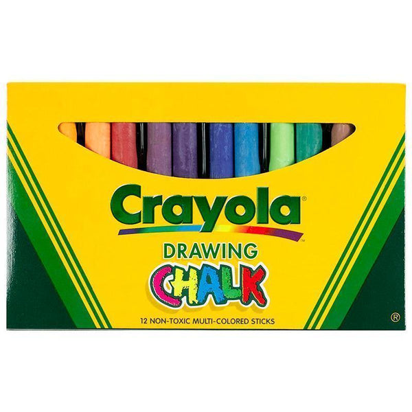 CRAYOLA COLORED DRAWING CHALK ASST-Arts & Crafts-JadeMoghul Inc.