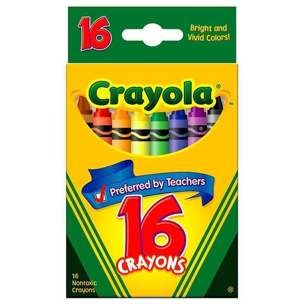 CRAYOLA CRAYONS 16 COLOR PEGGABLE-Arts & Crafts-JadeMoghul Inc.