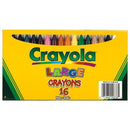 CRAYOLA LARGE SIZE CRAYON 16PK-Arts & Crafts-JadeMoghul Inc.