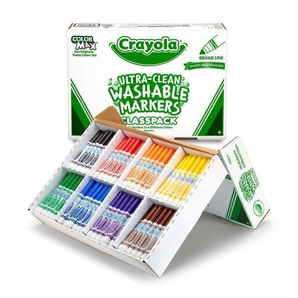 CRAYOLA WASHABLE MARKERS CLASSPACK-Arts & Crafts-JadeMoghul Inc.