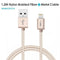 CRDC USB For iPhone Cable MFi Lightning Cable For iPhone x 7 SE iPad 2.4A Fast Charger Phone Data Cable for iPhone 6S 8 plus etc-Gold-120CM-JadeMoghul Inc.