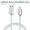 CRDC USB For iPhone Cable MFi Lightning Cable For iPhone x 7 SE iPad 2.4A Fast Charger Phone Data Cable for iPhone 6S 8 plus etc-Grey-120CM-JadeMoghul Inc.