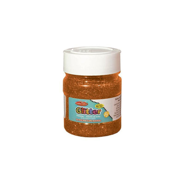 CREATIVE ARTS GLITTER 4OZ JAR ORNG-Supplies-JadeMoghul Inc.