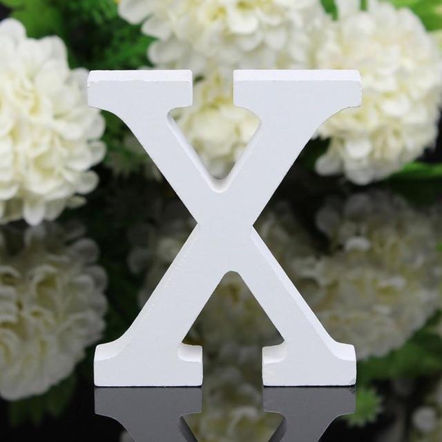 Creatively Wood Letter Figurines Miniatures Wooden Letters Alphabet Word Bridal Wedding Party Decoration Tool