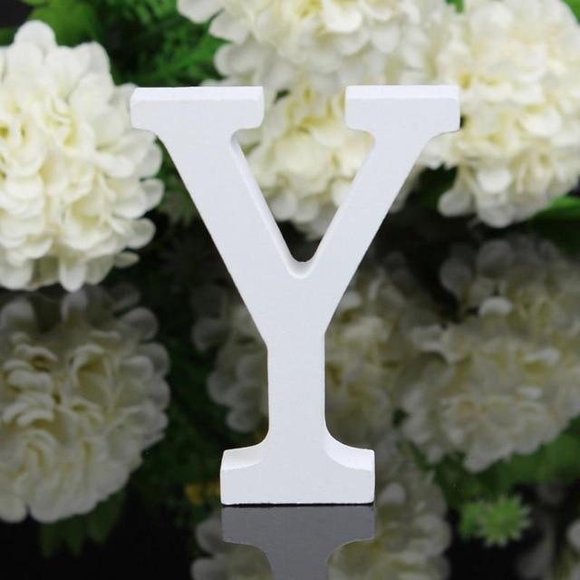 Creatively Wood Letter Figurines Miniatures Wooden Letters Alphabet Word Bridal Wedding Party Decoration Tool