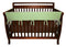 CribWrap Wide 1 Long Sage Fleece Rail Cover-SAGE-JadeMoghul Inc.
