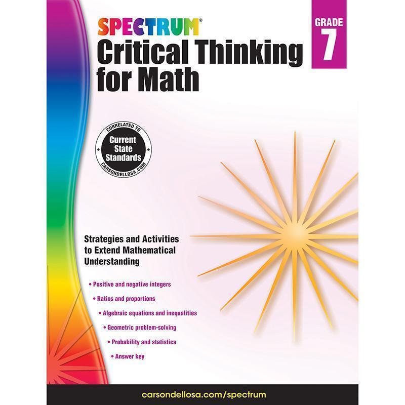 Critical Thinking For Math Wb Gr 7-Learning Materials-JadeMoghul Inc.