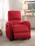 Croria Recliner with Power Lift, Red Fabric-Recliner Chairs-Red-Jute Fabric Foam Metal Lift-Reclining Mechanism-JadeMoghul Inc.