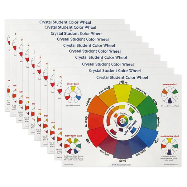 CRYSTAL COLOR WHEEL STUDENT-Learning Materials-JadeMoghul Inc.