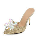 Crystal Fashion High Heels Party Shoes-Gold-4-JadeMoghul Inc.