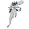 Crystal Flower Brooch Pin Fashion Rhinestone Jewelry Women Wedding Pins Large Brooches For Women-SV-JadeMoghul Inc.