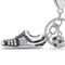 Crystal Football Soccer Shoes Rhinestone Keychains For Car Purse Bag Buckle Pendant Keyrings Key Chains Women Gift K258-Silver-JadeMoghul Inc.