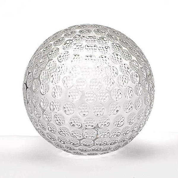 Living Room Decor - Crystal Golf Ball Paperweight 3.5"